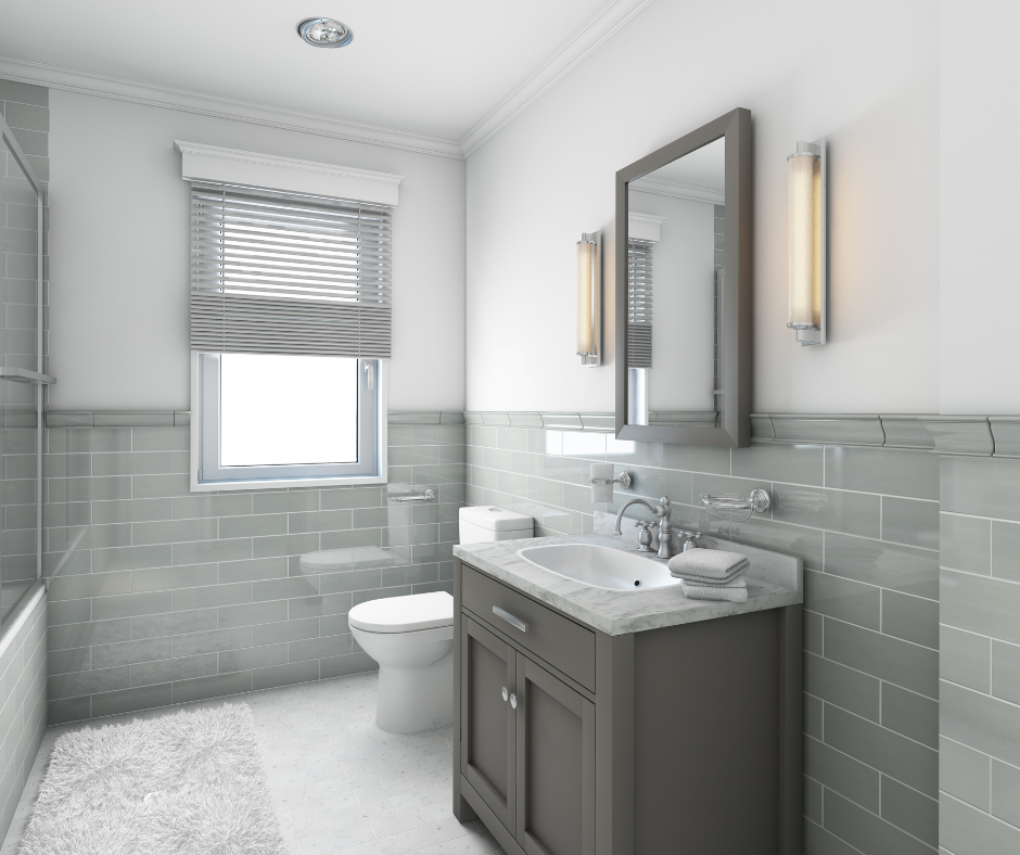 Example of a classic bathroom remodel