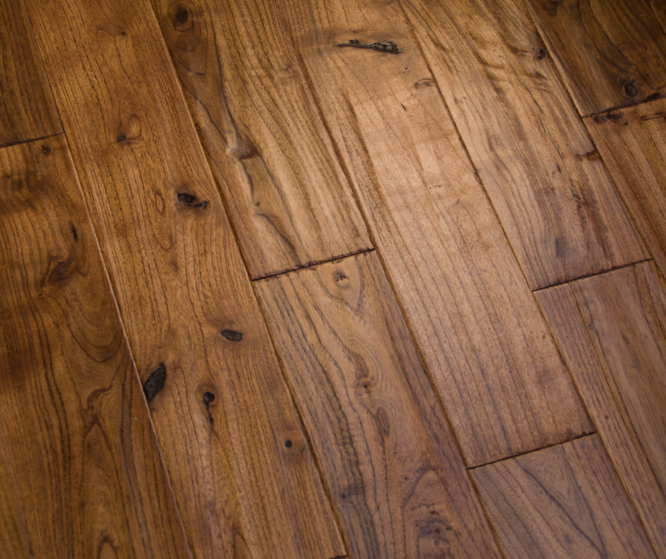 a closeup of rich, warm natural hardwood flooring